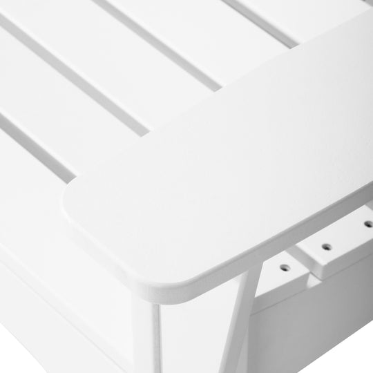 St. Augustine Outdoor Patio 49" HDPE Adirondack Garden Bench