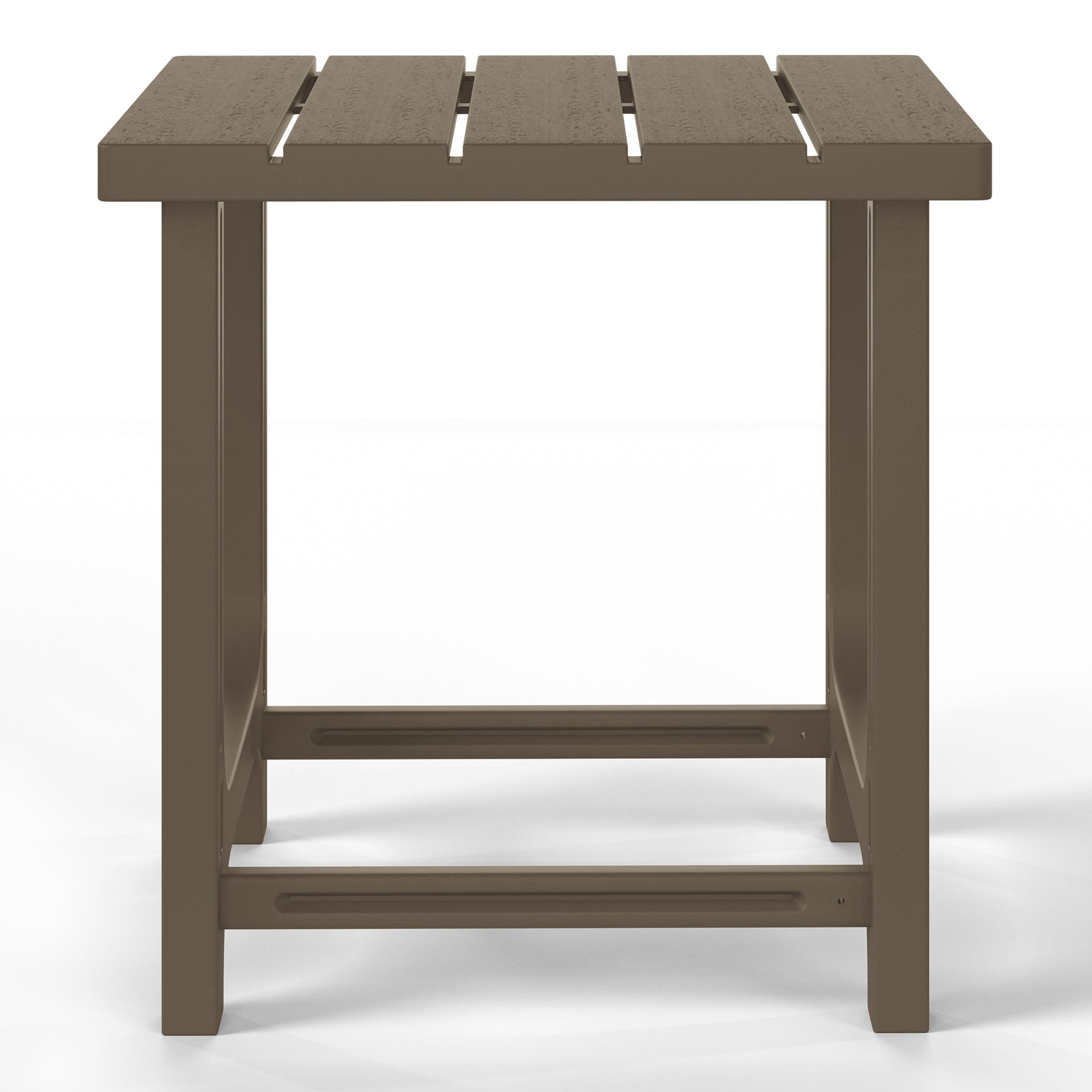 Azura Outdoor 18" HDPE Square Adirondack Patio Side Table
