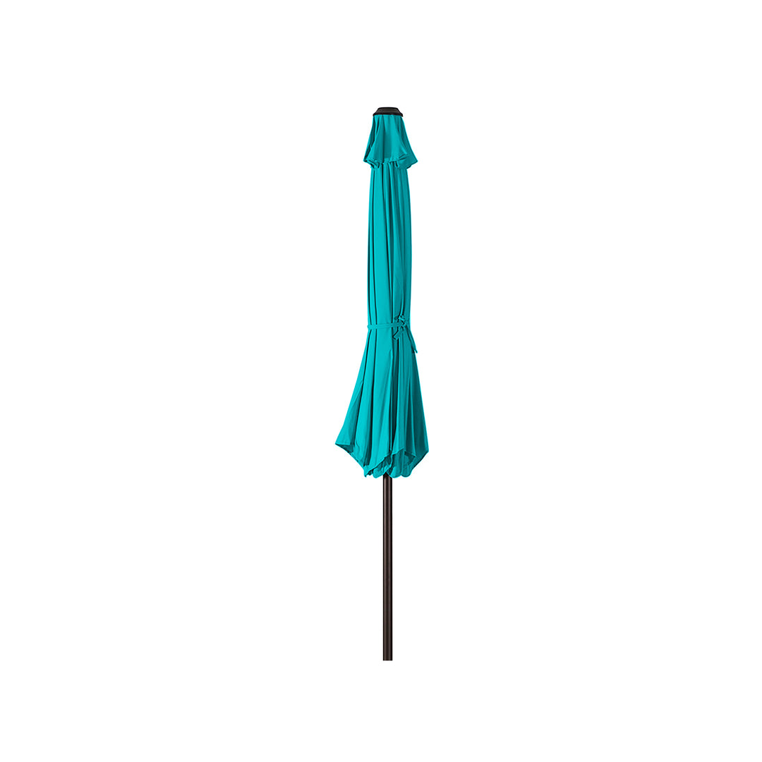 Paolo 9 ft. Patio Umbrella with Square Weight Base Kit