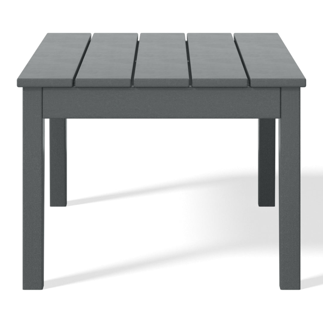 Malibu Low Outdoor HDPE Patio Rectangle Coffee Table