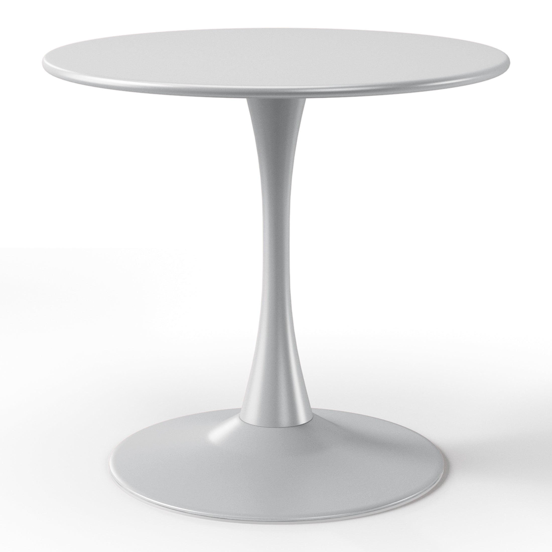 Playa 31.5" Round Outdoor Indoor Metal Cocktail Dining Table