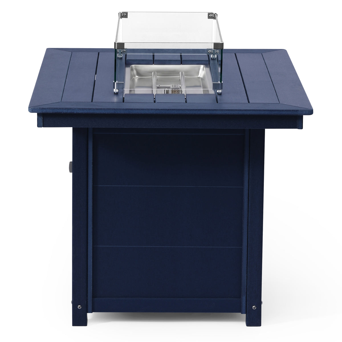 Helios 46" Modern Outdoor Patio Gas Propane Rectangular Fire Pit Table
