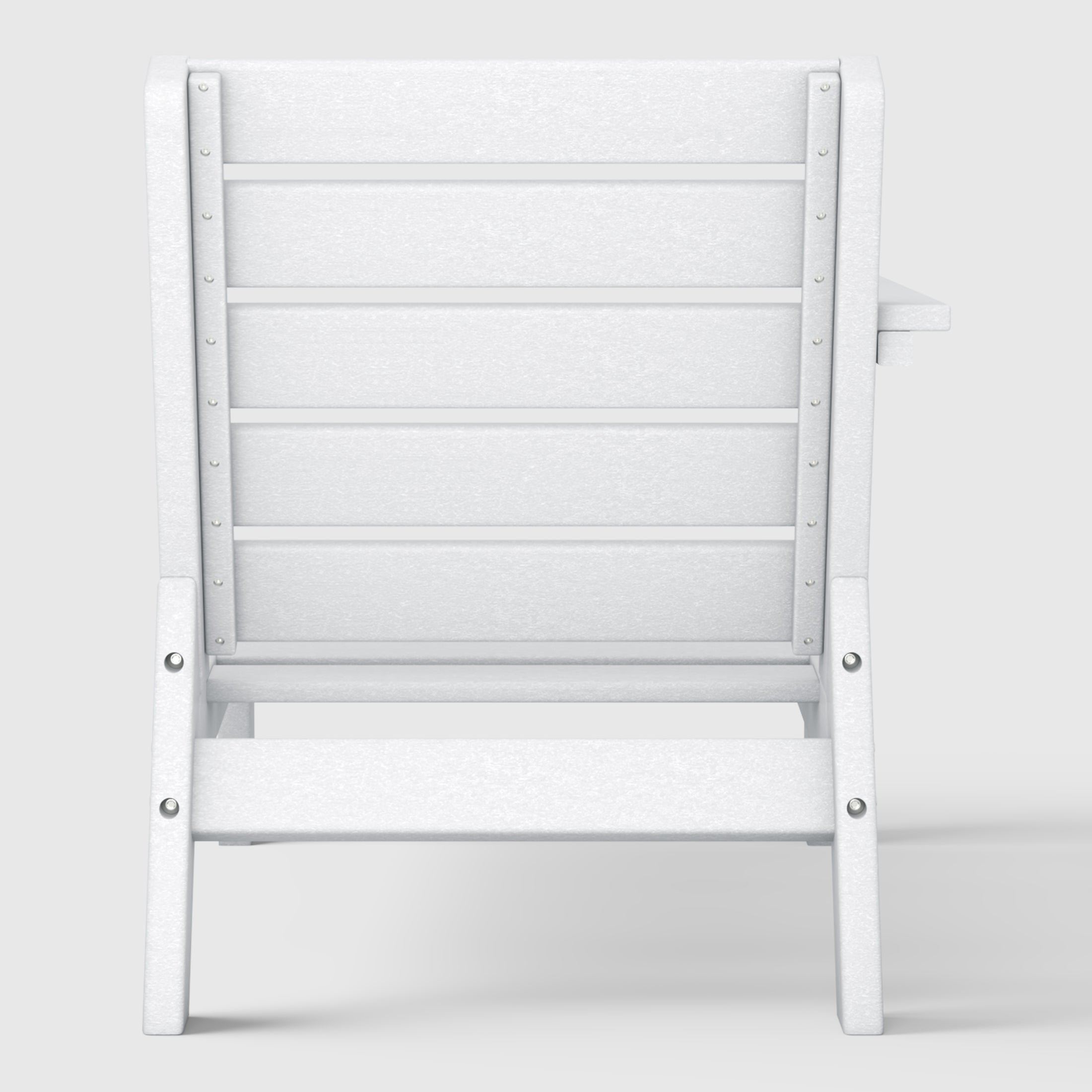 Avalon Outdoor Patio HDPE Left Arm Sectional Corner Club Chair with Patio Cushions