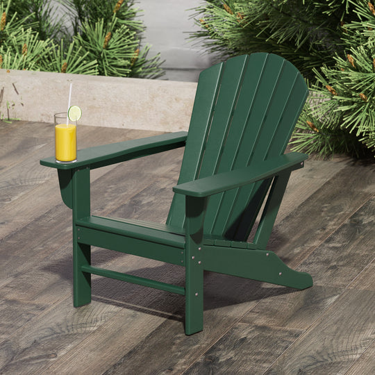 Dylan HDPE Outdoor Patio Adirondack Chair