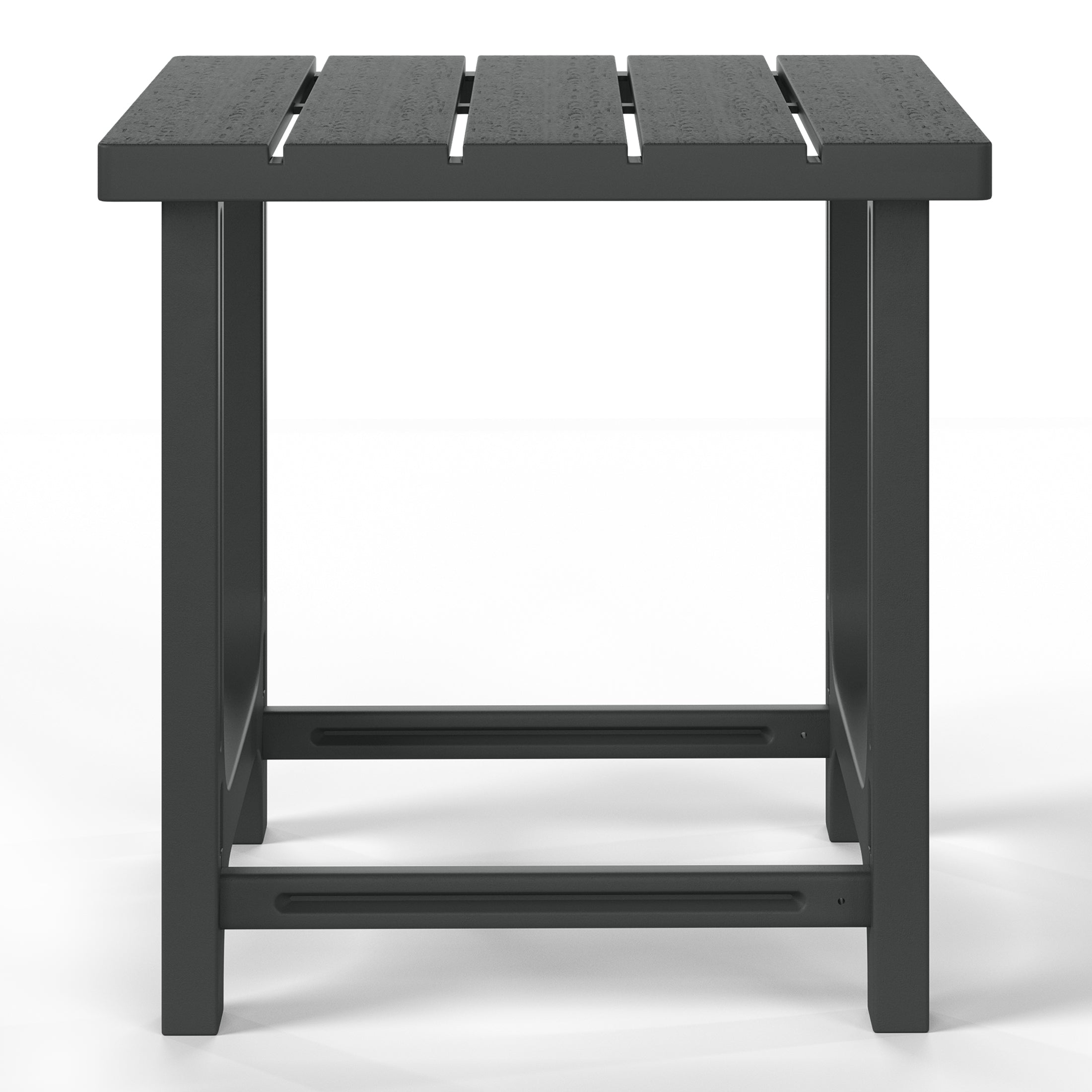 Azura Outdoor 18" HDPE Square Adirondack Patio Side Table