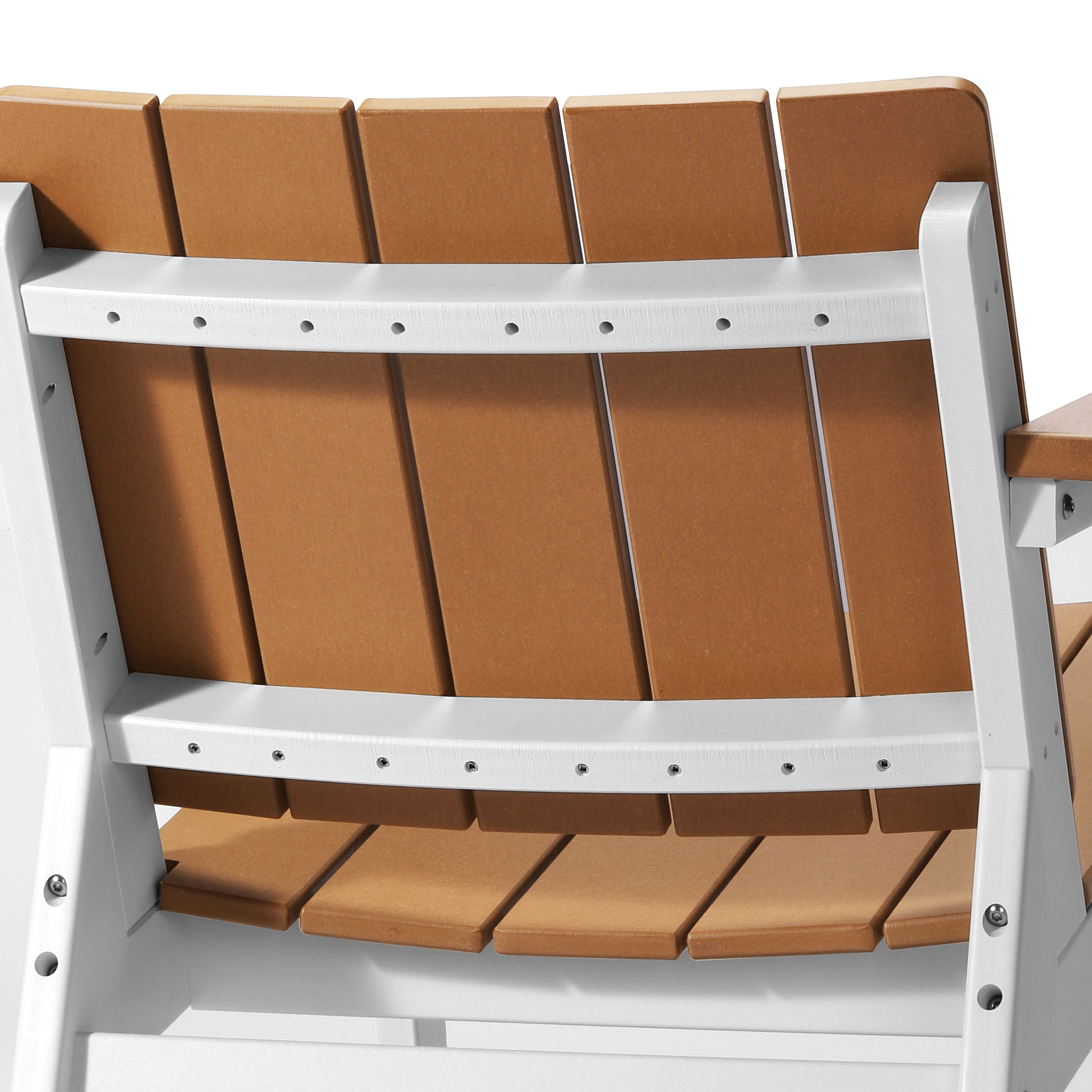 Pacifica 3-Piece Outdoor HDPE Conversation Set with Deep Seating Chairs and Round Side Table