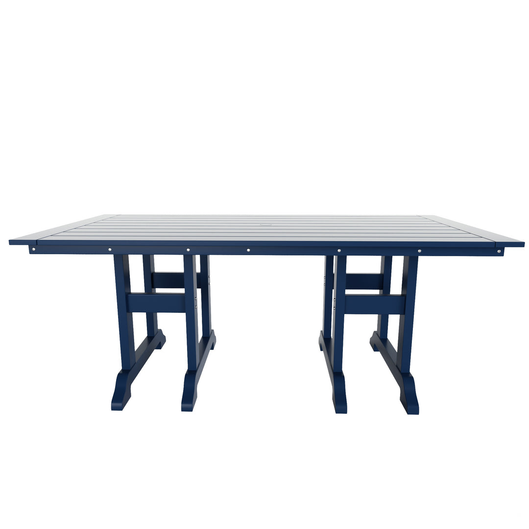 Ashore 6 Piece Outdoor Patio Dining Table and Armchair Dining Bench Set