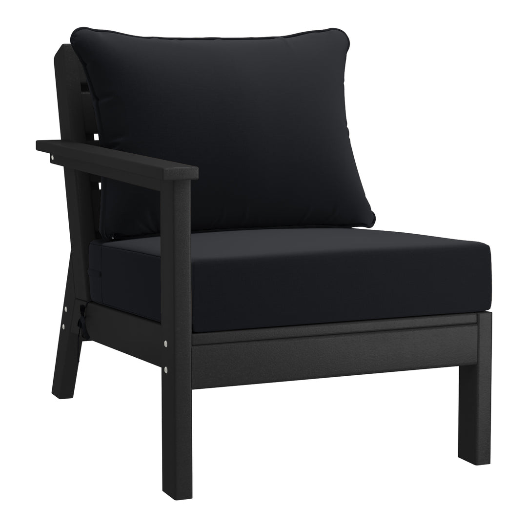 Avalon Outdoor 5-Piece Modular Sectional Patio Furniture Sofa Set