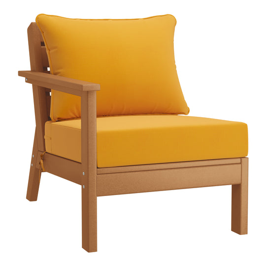 Avalon Outdoor 5-Piece Modular Sectional Patio Furniture Sofa Set