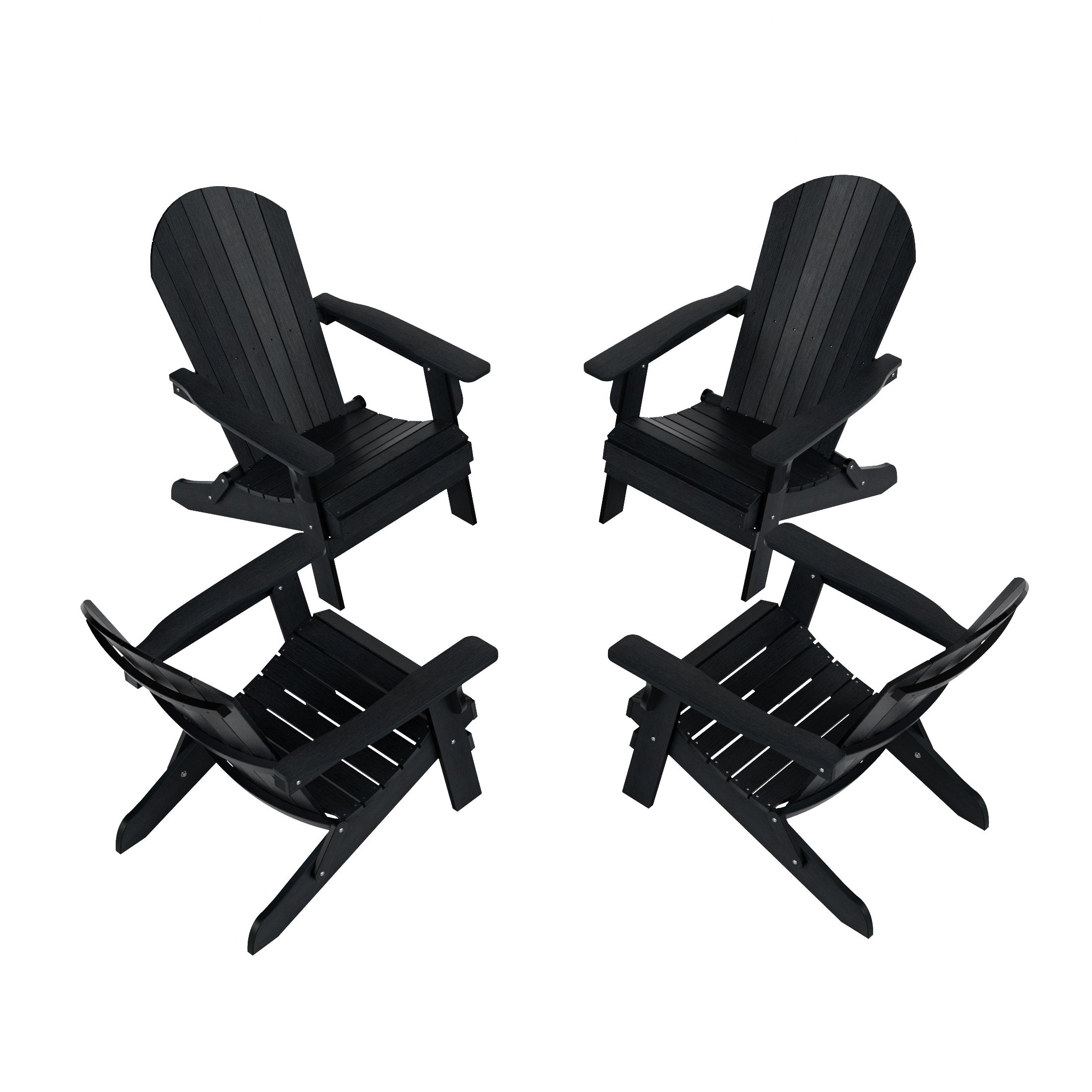 Tuscany HIPS Outdoor Patio Folding Adirondack Chair