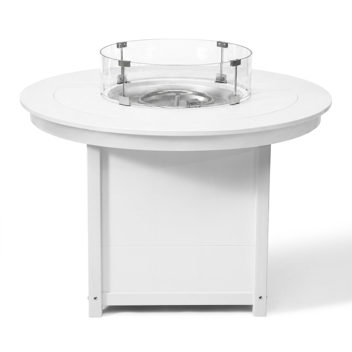 Helios 47" Modern Outdoor Patio Propane Gas Round Fire Pit Table