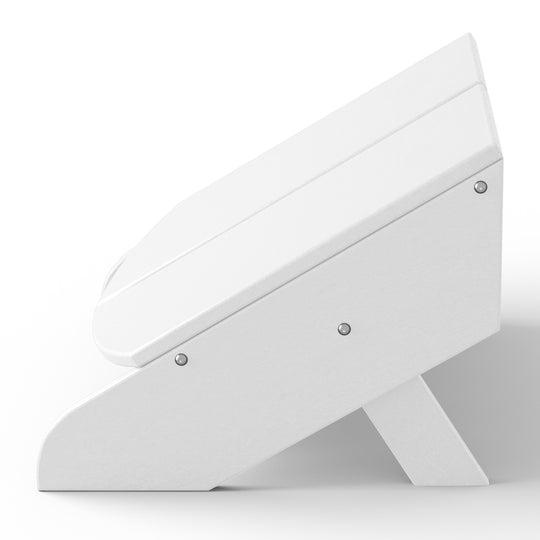 Riviera Modern HDPE Plastic Folding Patio Adirondack Ottoman