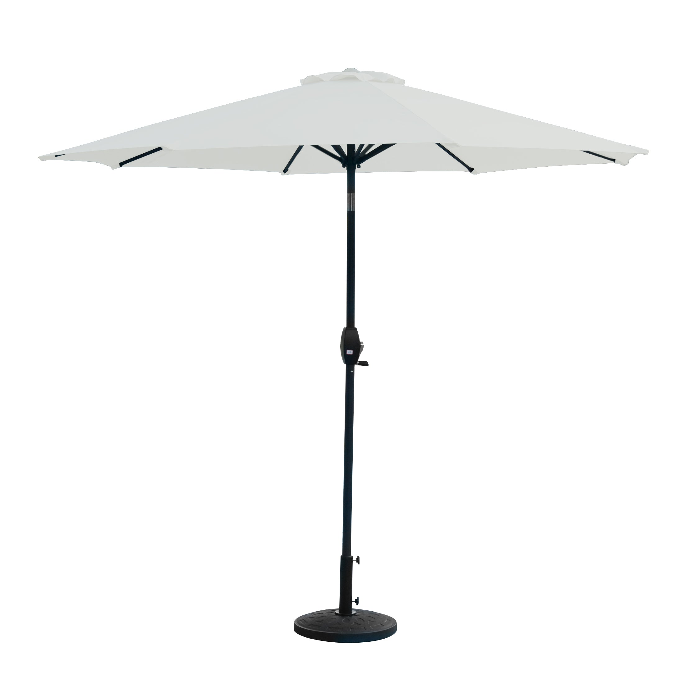 Paolo 9 ft. Patio Table Umbrella with tilt, crank features and free standing weight base kit