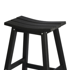 Malibu 29 inch bar height bar stool in Black, view 6