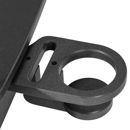 St. Augustine 4ft Outdoor HDPE Poly Farmhouse Hanging Porch Swing With Cup Holders