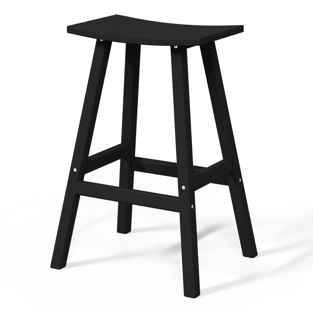 Malibu 29 inch bar height bar stool in Black, view 5