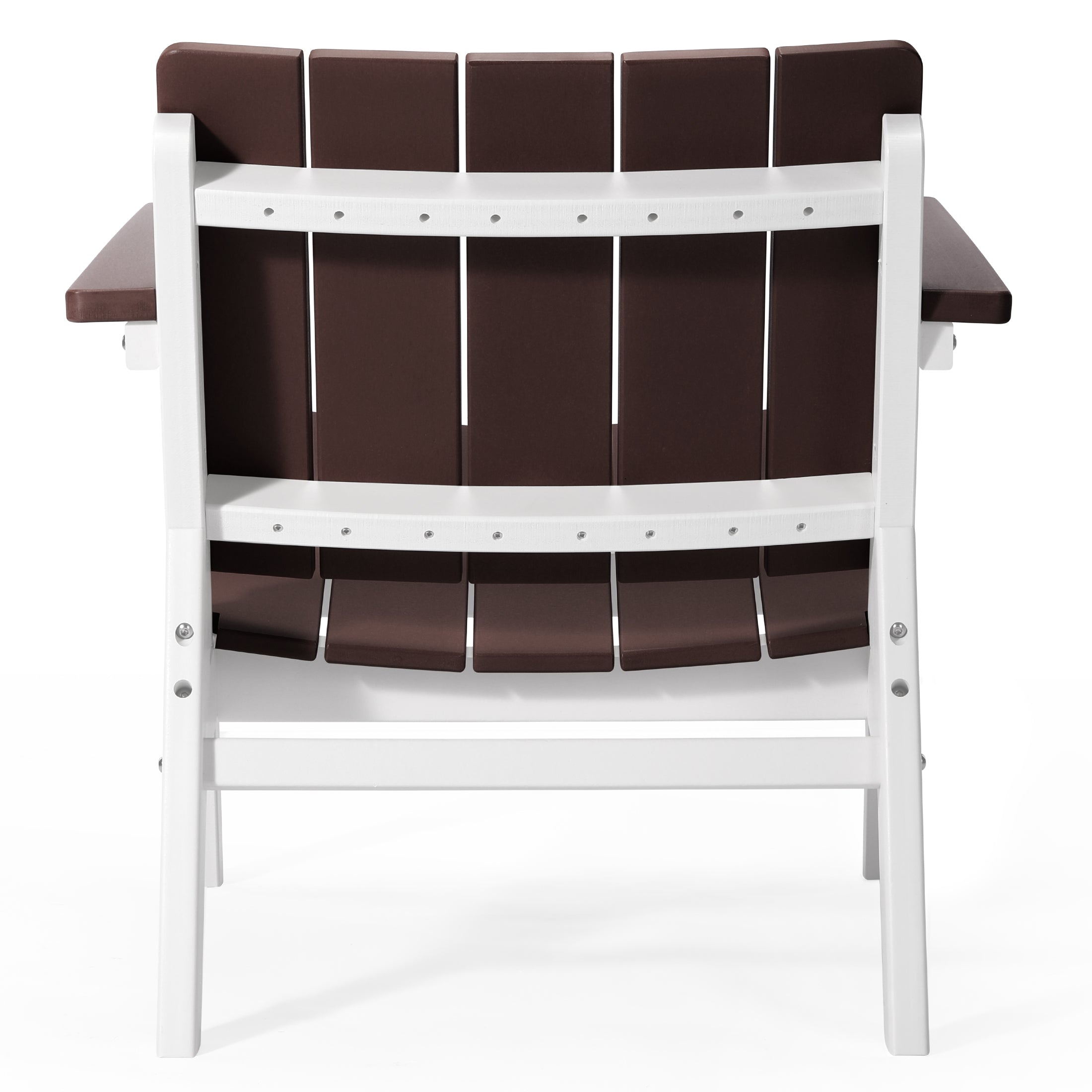 Pacifica 3-Piece Outdoor HDPE Conversation Set with Deep Seating Chairs and Round Side Table