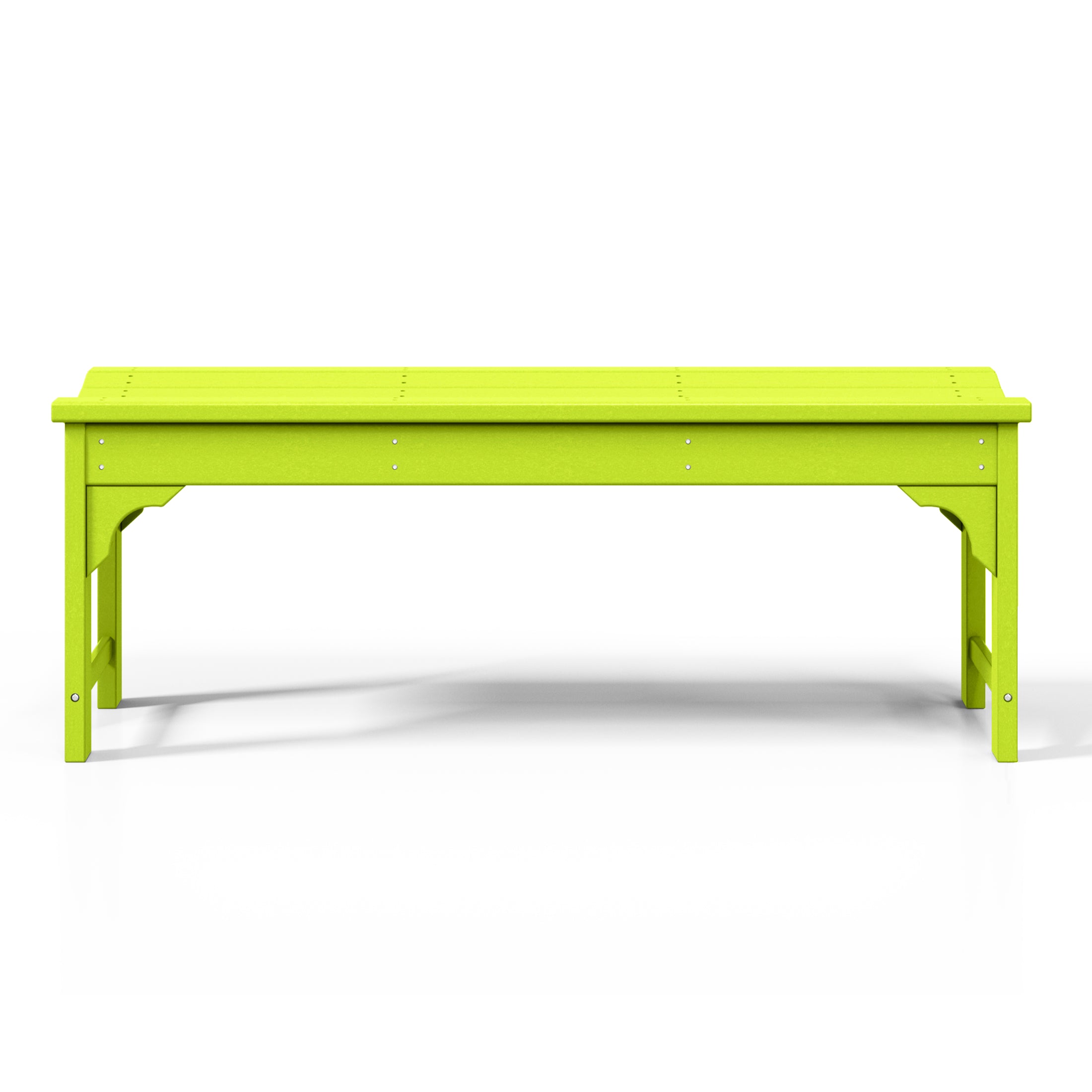 Malibu 48" length backless Poly Wood Outdoor / Garden bench