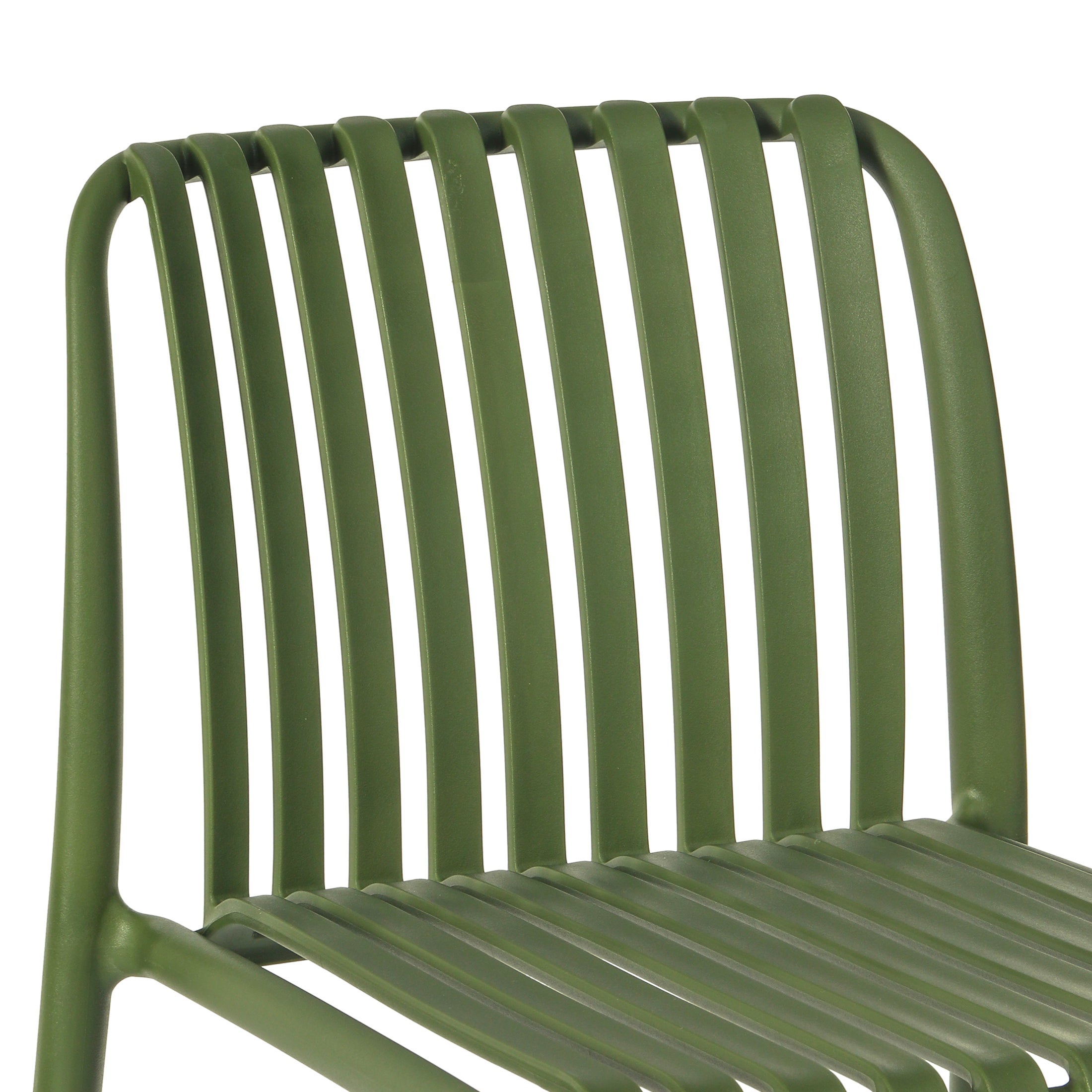 Playa 29.5" Outdoor Modern Polypropylene Plastic Patio Bar Height Stools (Set of 2)