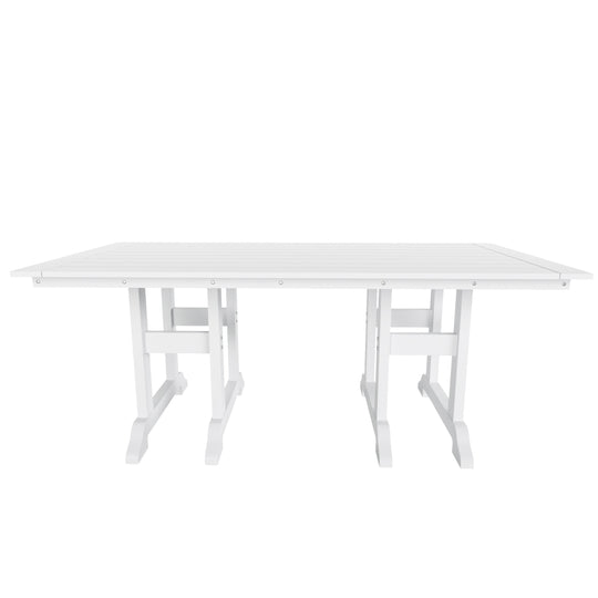 Ashore 6 Piece Outdoor Patio Dining Table and Armchair Dining Bench Set