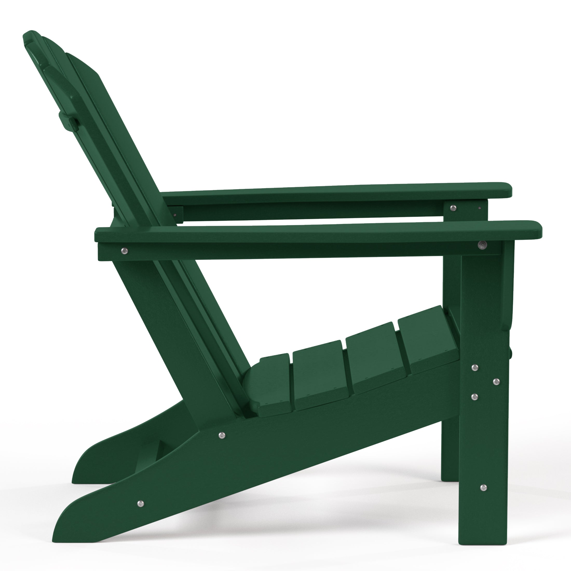 Dylan Outdoor Adirondack Chair With Ottoman And Side Table 5-Piece Set