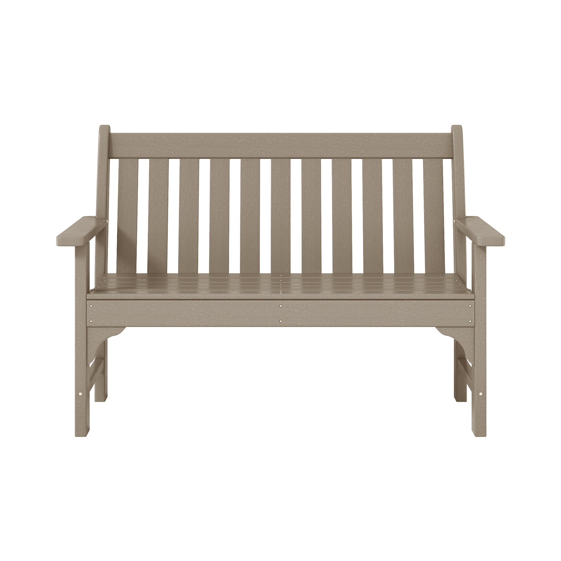 Malibu 3-Piece HDPE Outdoor Patio Furniture Couch and Coffee Table Set