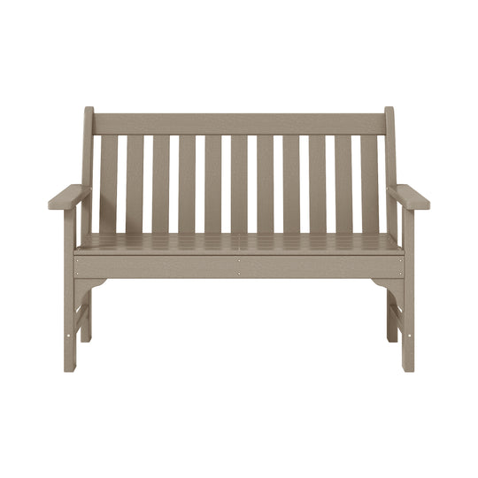 Malibu 3-Piece HDPE Outdoor Patio Furniture Couch and Coffee Table Set