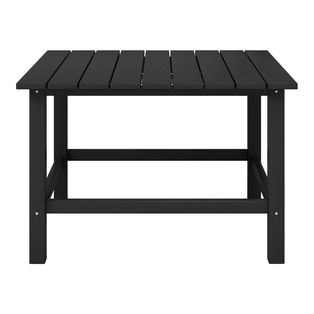 Malibu Kids Outdoor Patio Furniture HDPE Square Dining Table