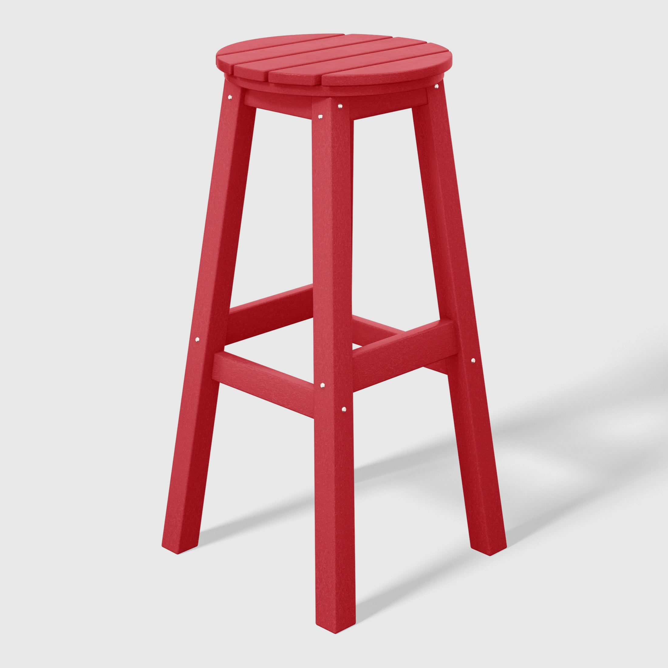 Malibu 29" HDPE Outdoor Patio Round Bar Stool