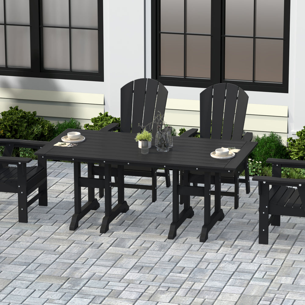 Malibu 71" Outdoor Patio Dining Table