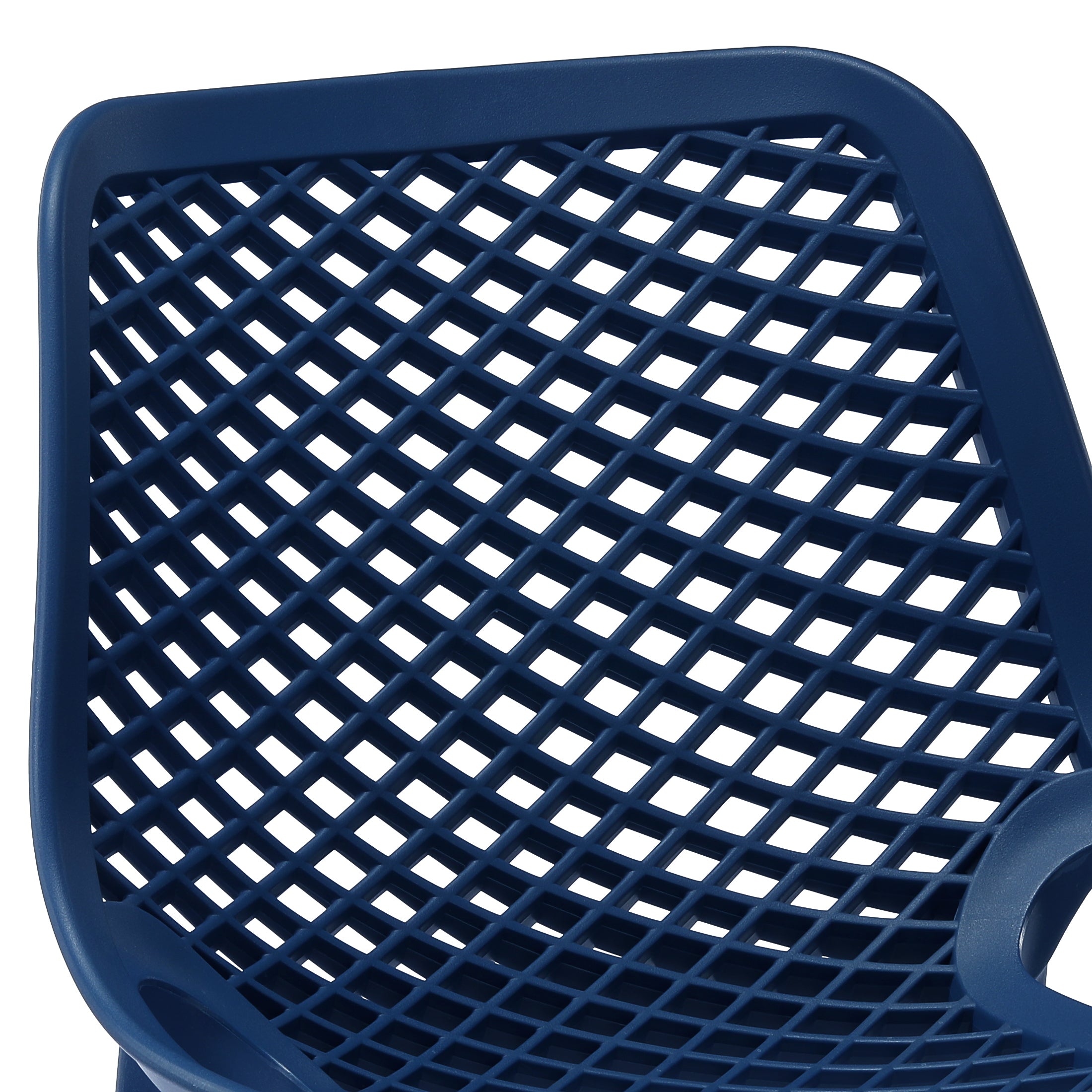 Playa 41.75" Outdoor Modern Polypropylene Plastic Patio Bar Height Stools (Set of 2)