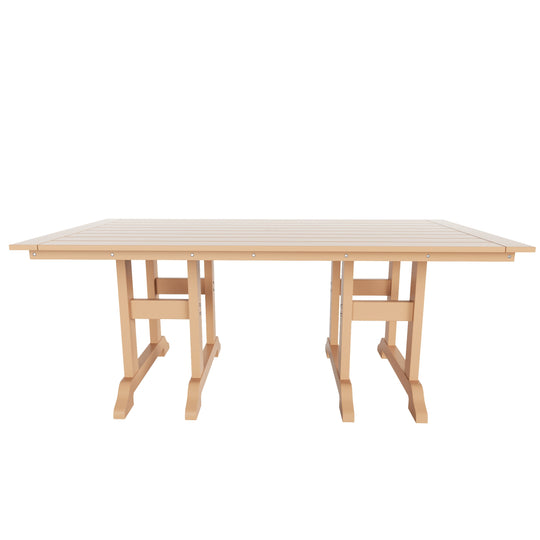 Malibu 71" Outdoor Patio Dining Table