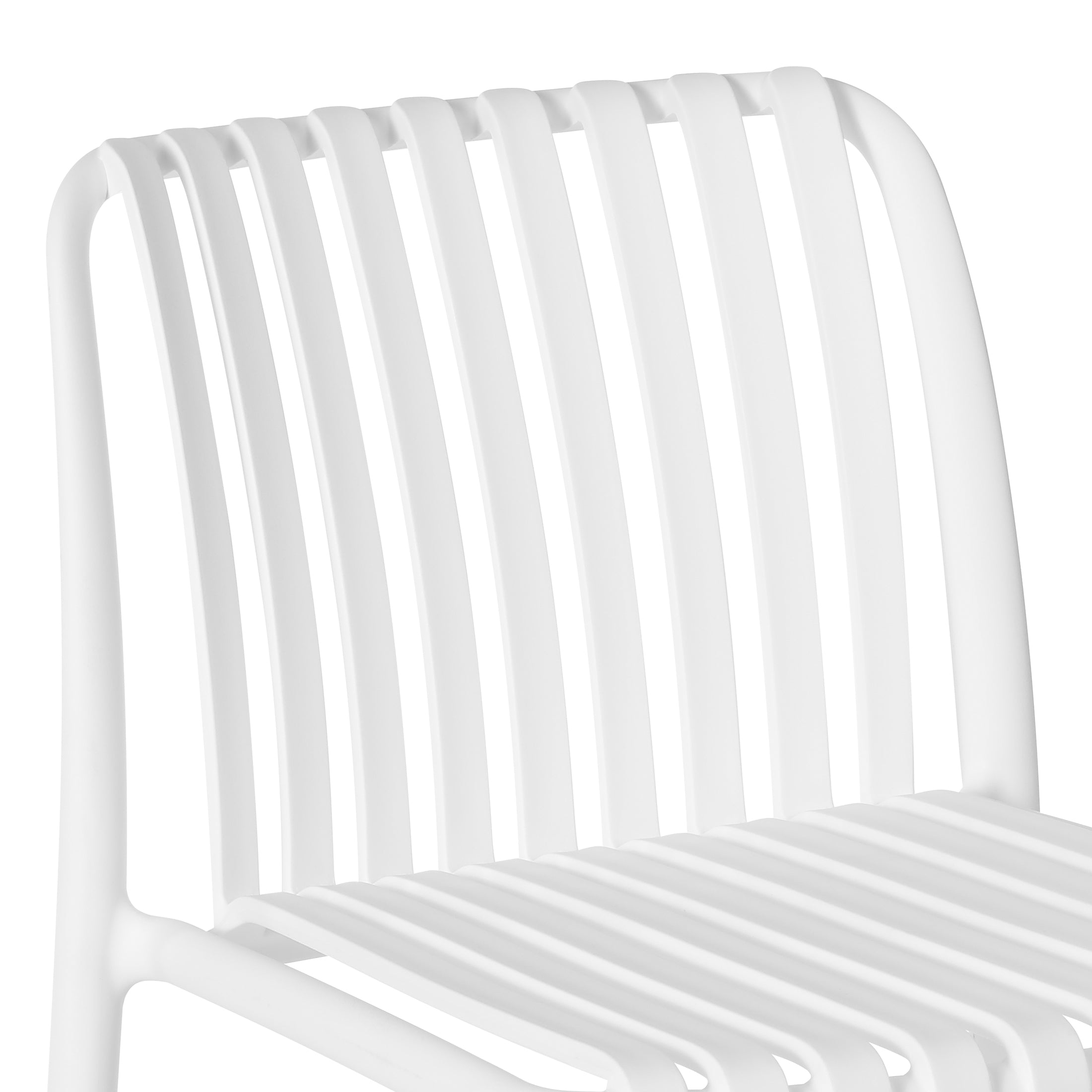 Playa 29.5" Outdoor Modern Polypropylene Plastic Patio Bar Height Stools (Set of 2)