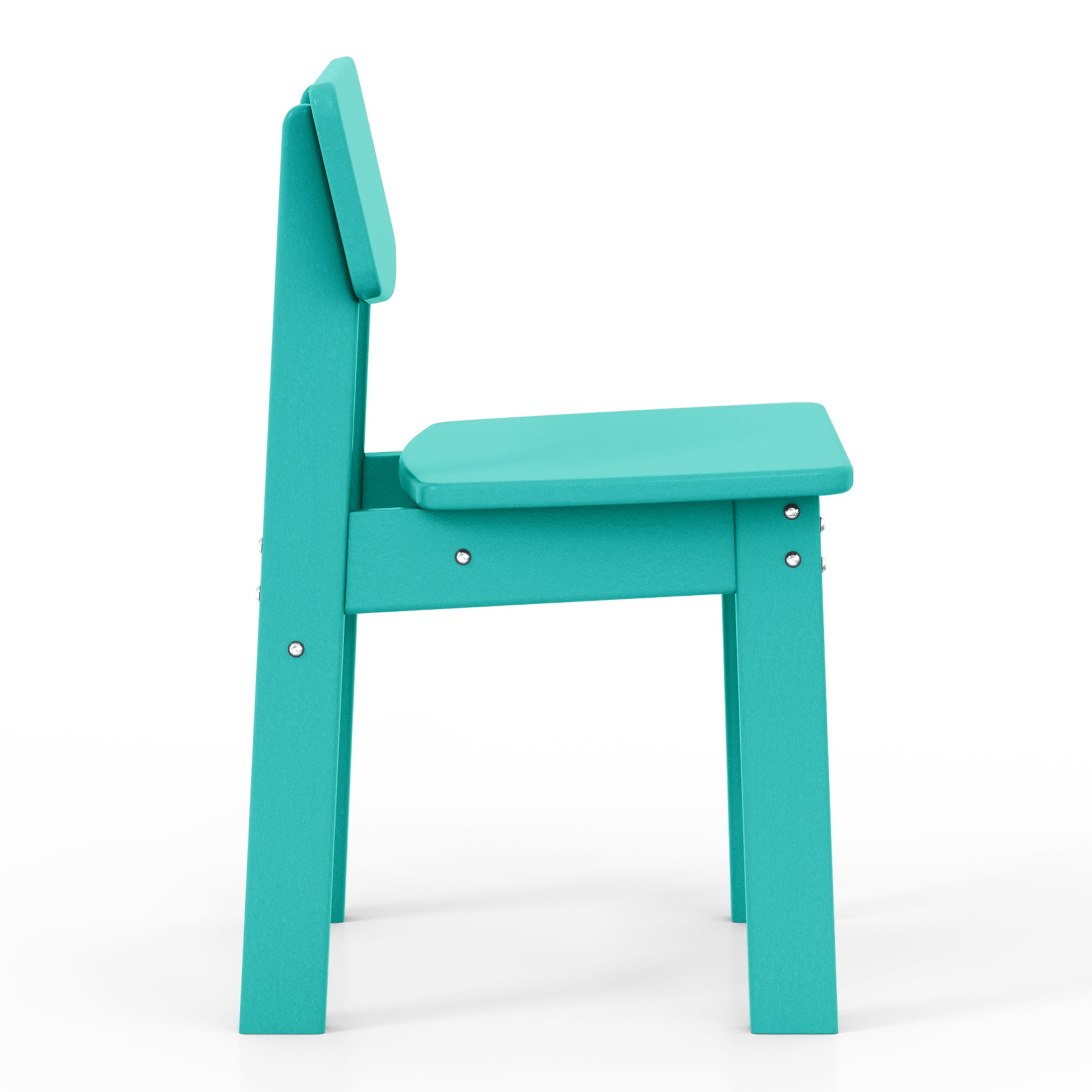 Treehouse Kids 5-Piece Modern HDPE Dining Table and Chairs Set