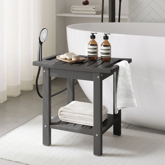 Sage HDPE Poly Plastic Waterproof Bathroom Shower Bench