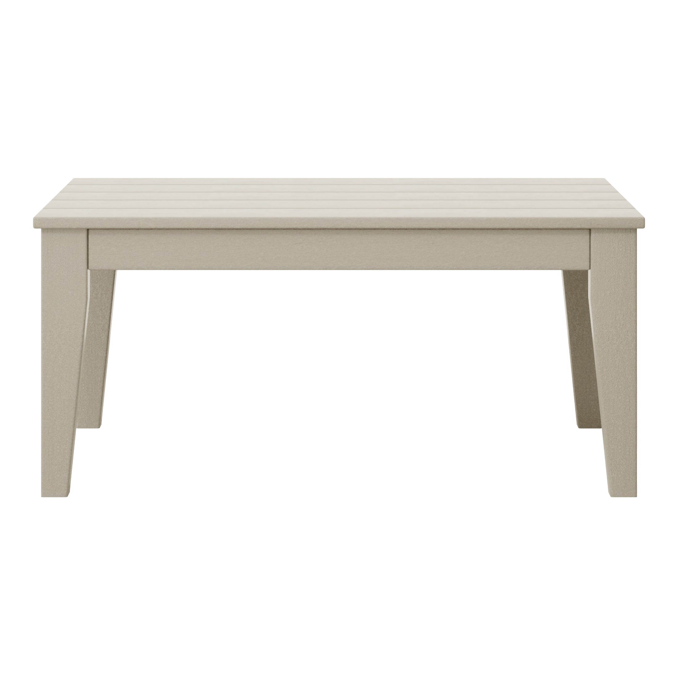 Malibu Low Outdoor HDPE Patio Rectangle Coffee Table
