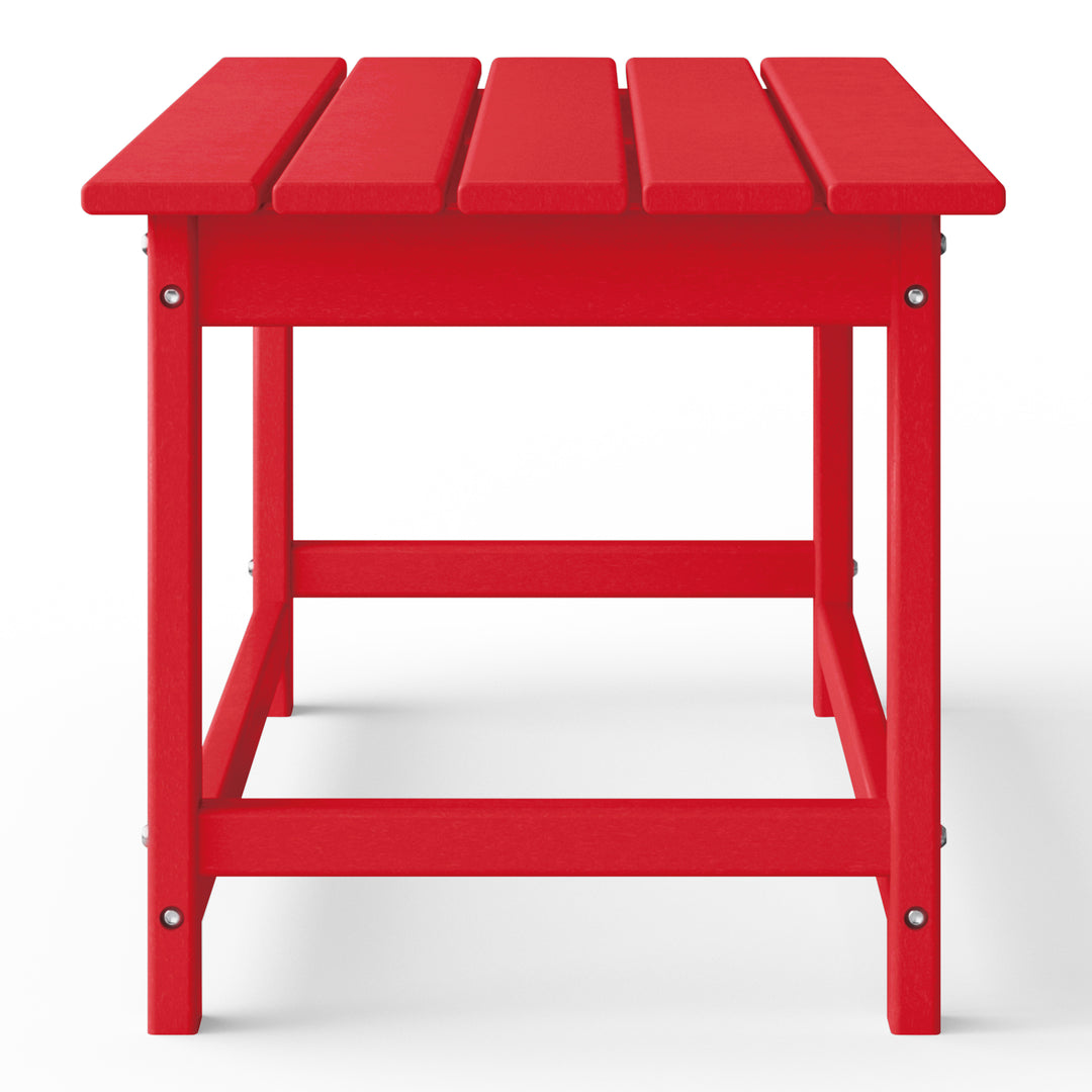 Malibu 35" length outdoor Coffee table for Adirondack chair