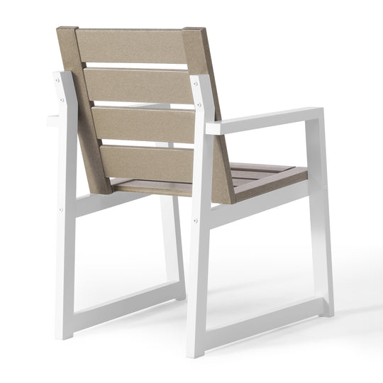 Cape May HDPE Outdoor Patio Dining Arm Chair
