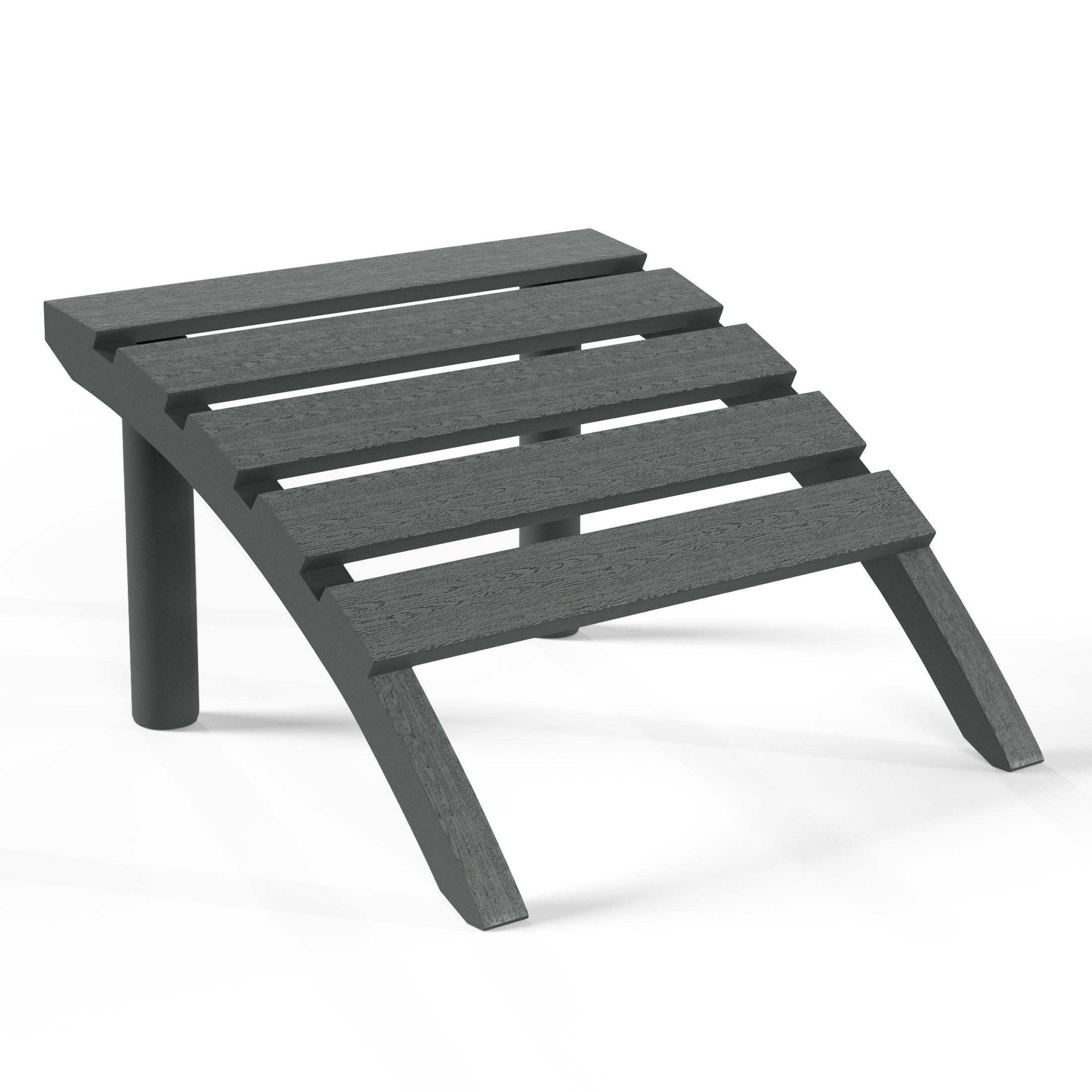 Azura Outdoor Patio HDPE Adirondack Ottoman Footrest