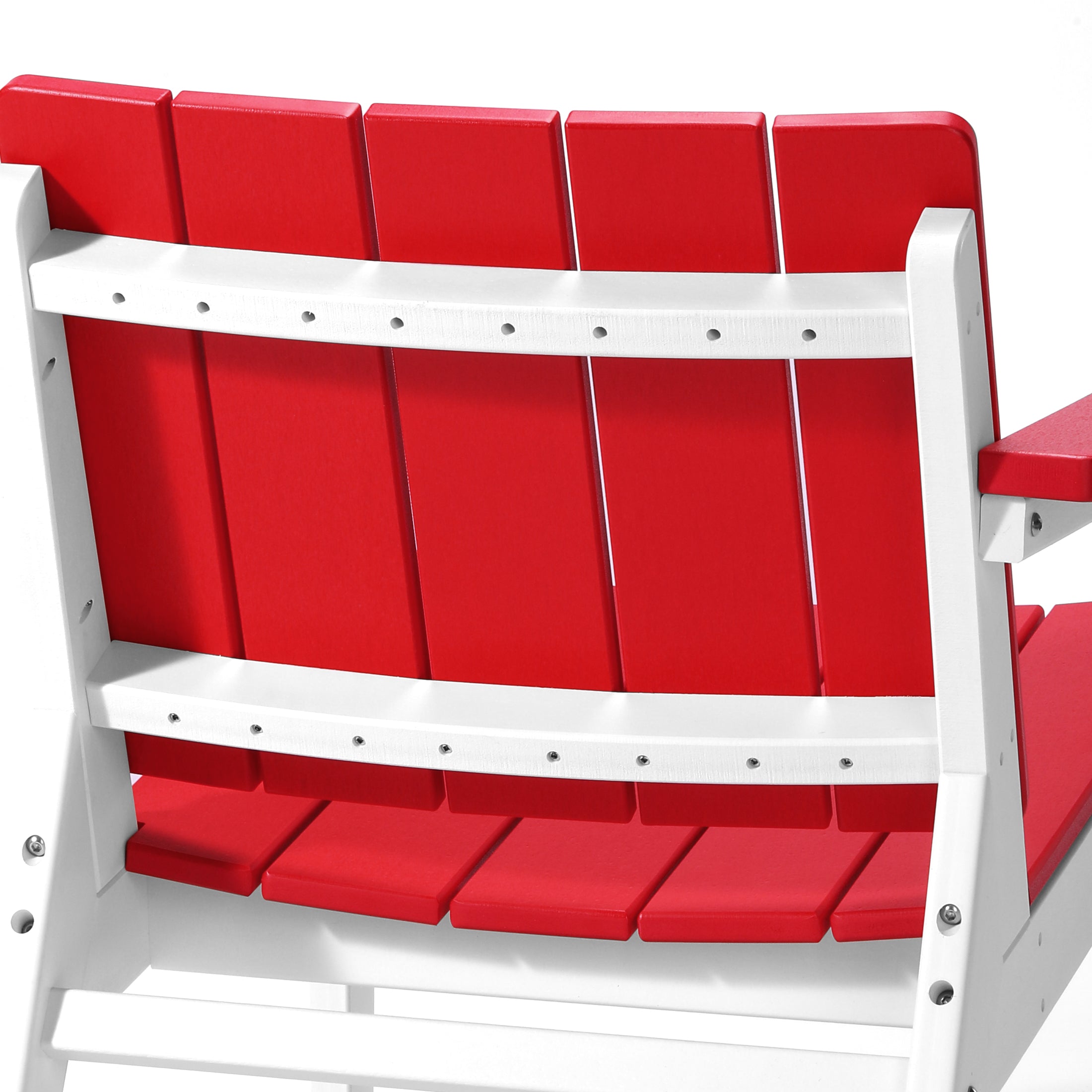 Pacifica 3-Piece Outdoor HDPE Conversation Set with Deep Seating Chairs and Round Side Table
