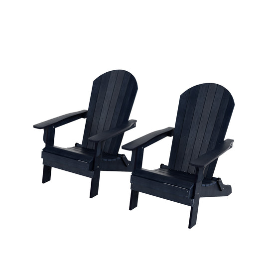 Tuscany HIPS Outdoor Folding Adirondack Chair (Set of 2)