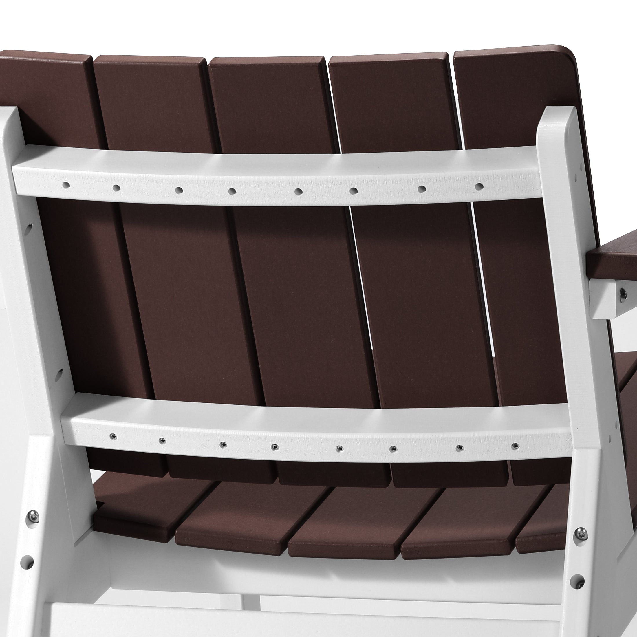 Pacifica 3-Piece Outdoor HDPE Conversation Set with Deep Seating Chairs and Round Side Table