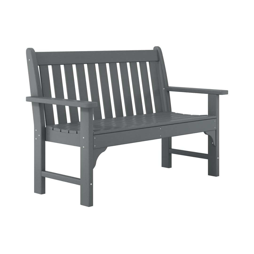 Malibu 5-Piece HDPE Outdoor Patio Furniture Couch and Rocking Chair Set