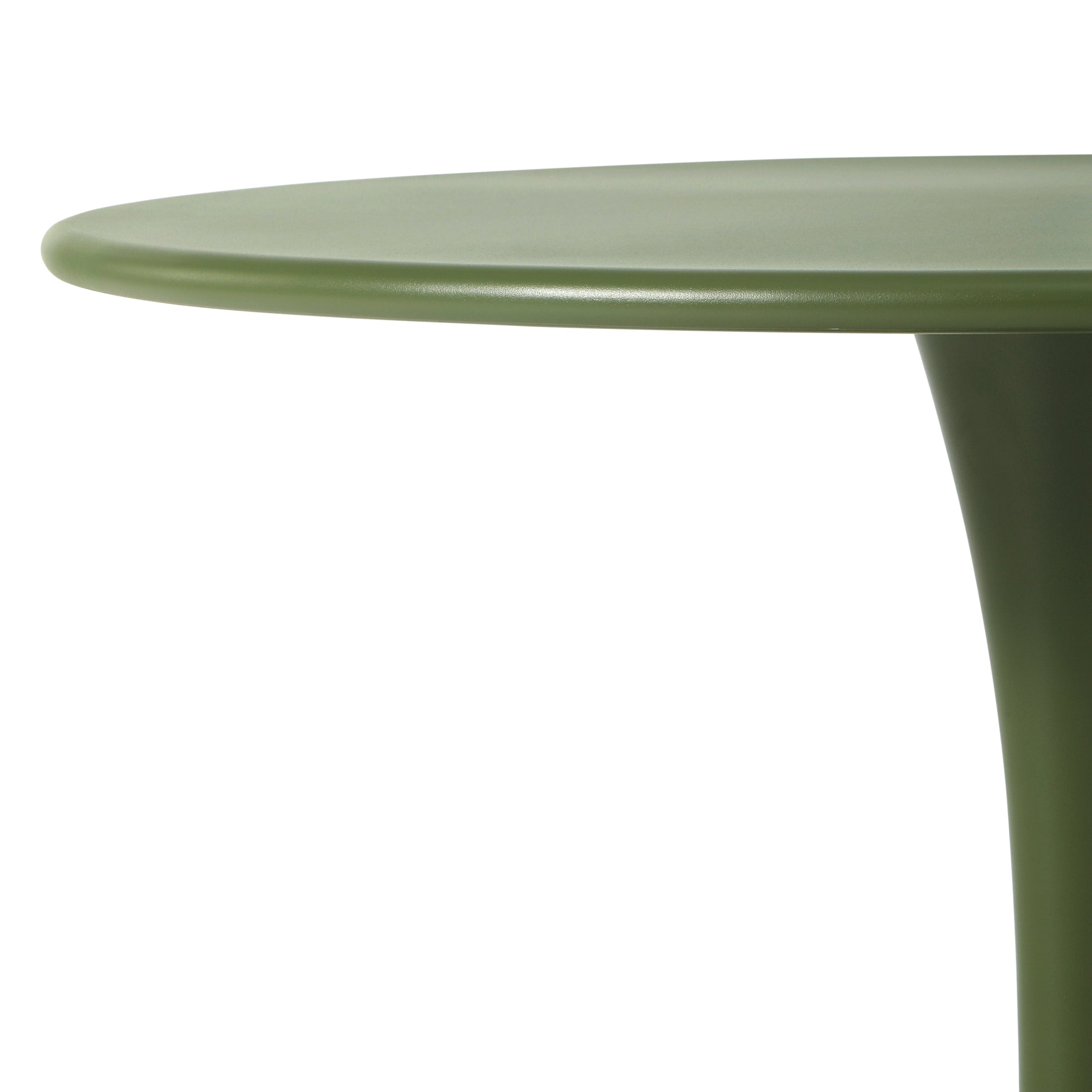 Playa 31.5" Round Outdoor Indoor Metal Cocktail Dining Table