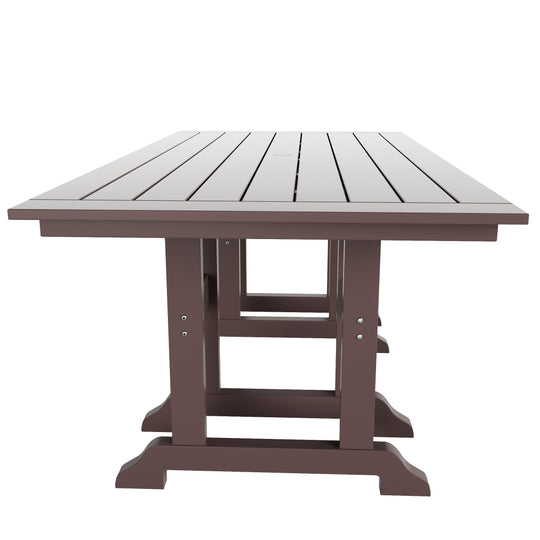Malibu 71" Outdoor Patio Dining Table