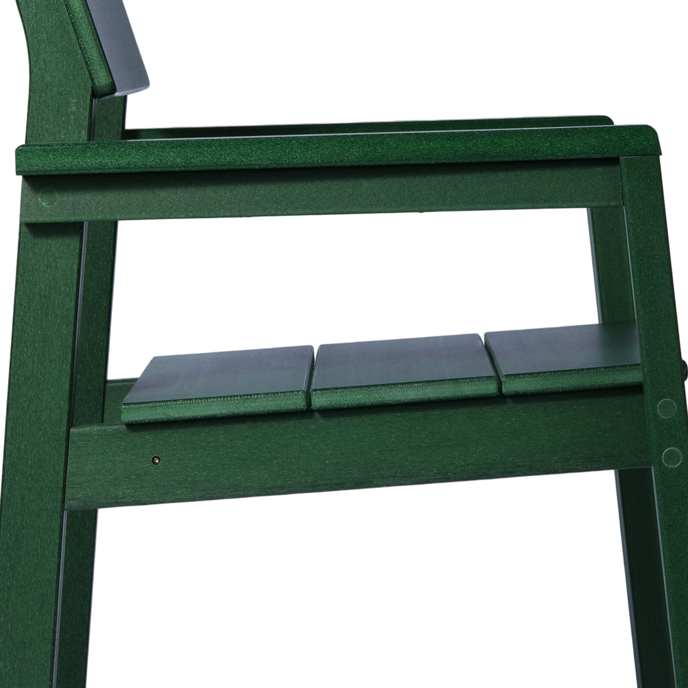Paloma Modern HDPE Outdoor Patio Dining Arm Chairs (Set of 2)