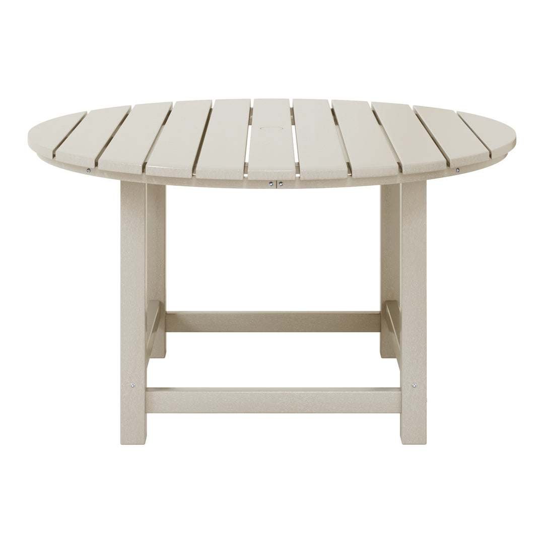 Malibu Kids Outdoor Patio Furniture HDPE Round Dining Table