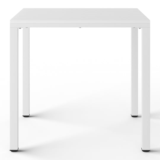 Playa 31.5" Iron Metal Frame Outdoor Square Patio Dining Table