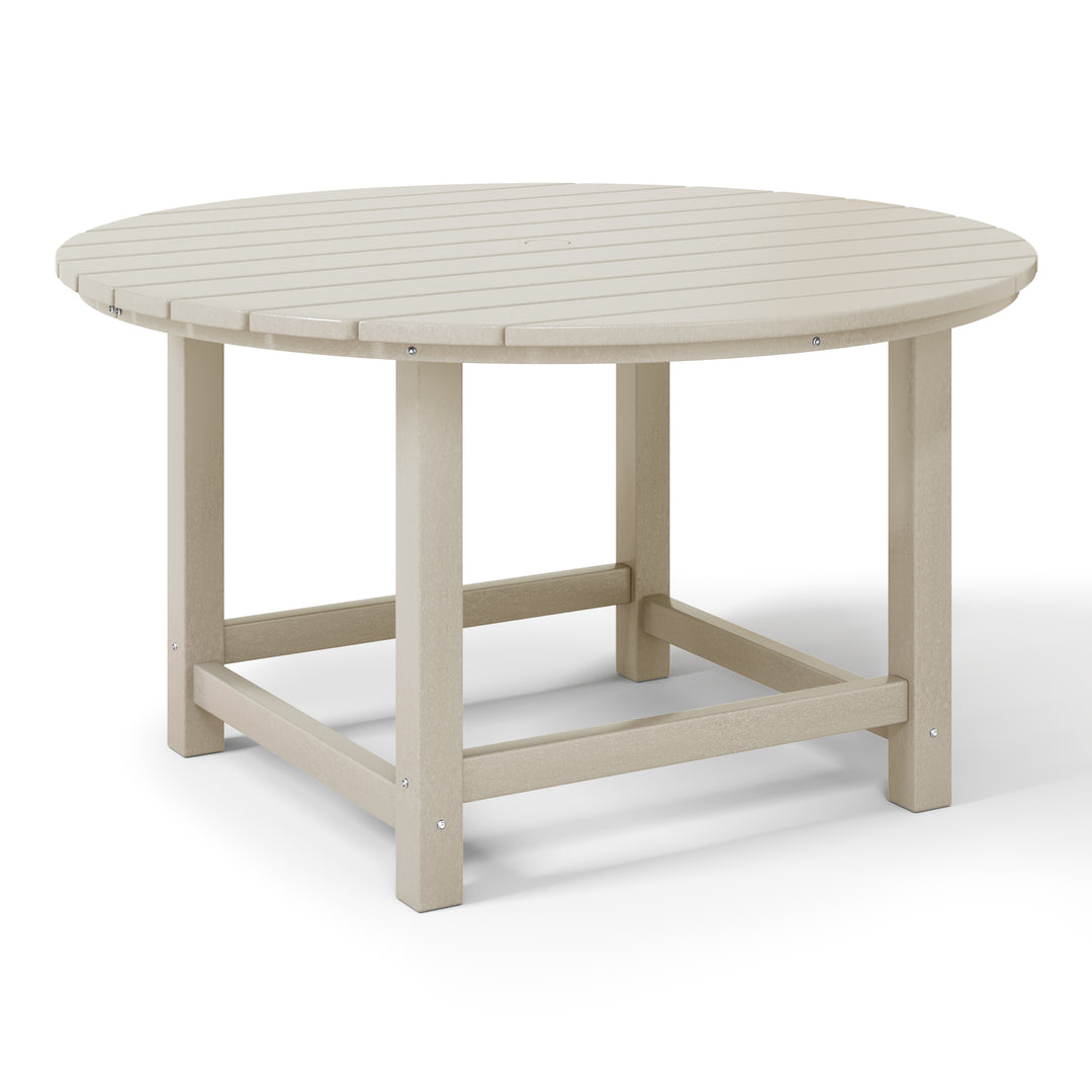 Malibu Kids Outdoor Patio Furniture HDPE Round Dining Table