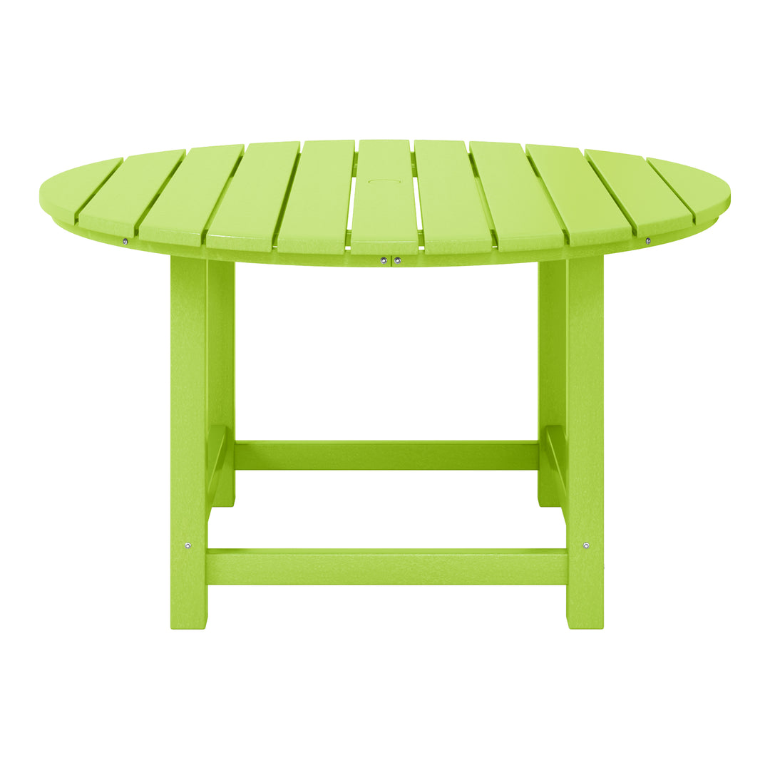 Malibu Kids Outdoor Patio Furniture HDPE Round Dining Table